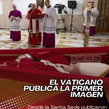 El Vaticano publicó la primer imagen del Papa en su Féretro 